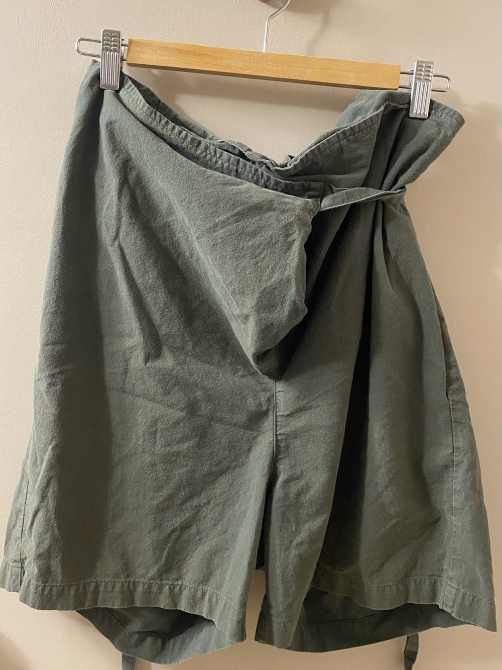 Free Label Olive Green Women’s Wrap Shorts